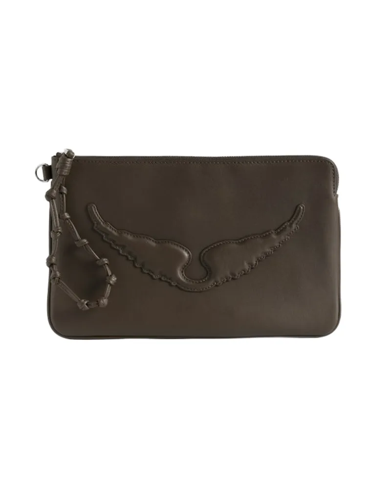 Zadig & Voltaire Angel Clutch Braun