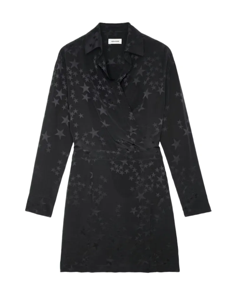 Zadig & Voltaire Kleid Ravy Seide Schwarz
