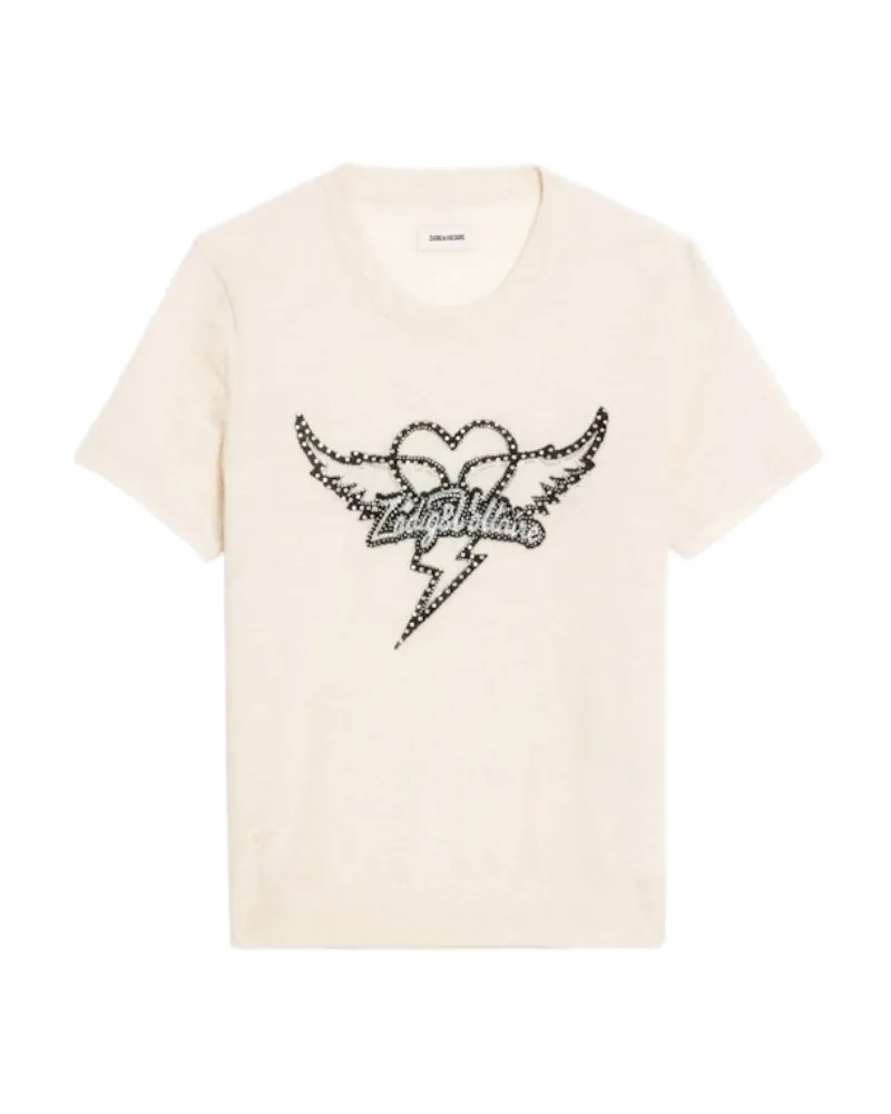 Zadig & Voltaire Pullover Idal 100% Kaschmir Weiß