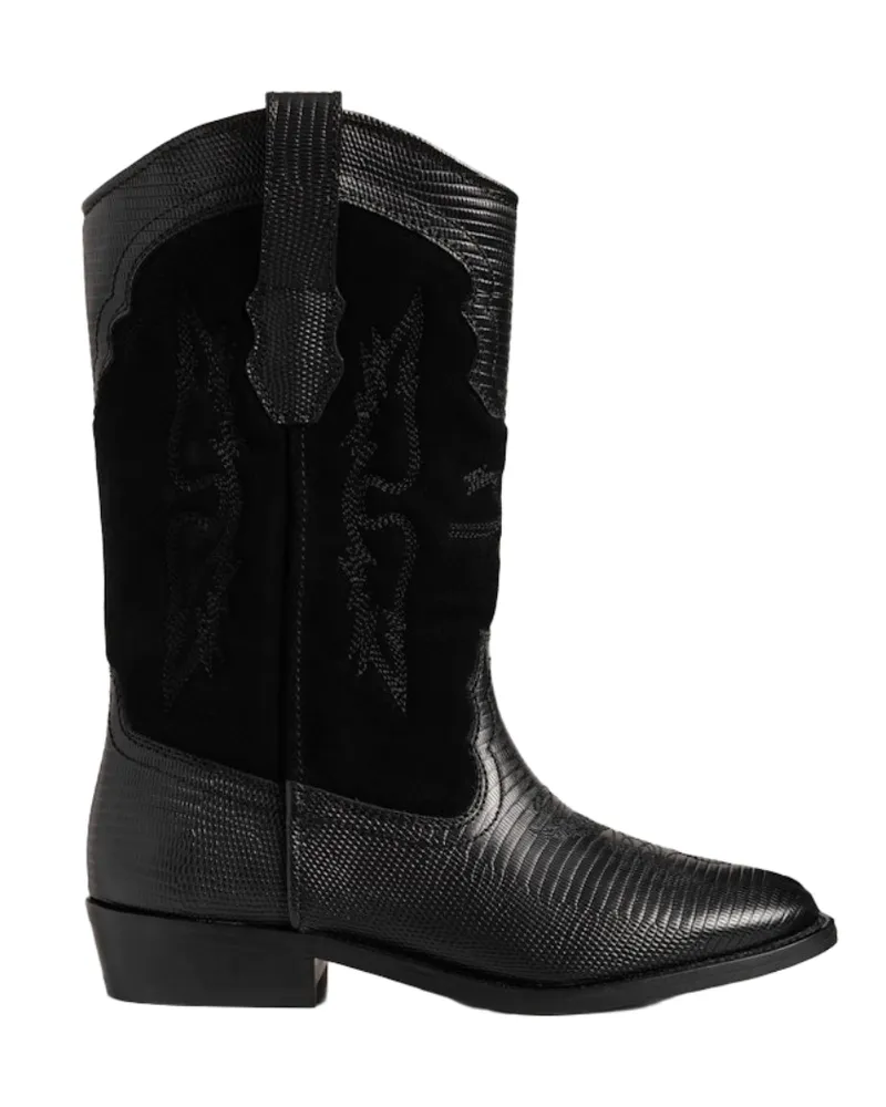 Zadig & Voltaire Stiefel Tex Western Wild Schwarz
