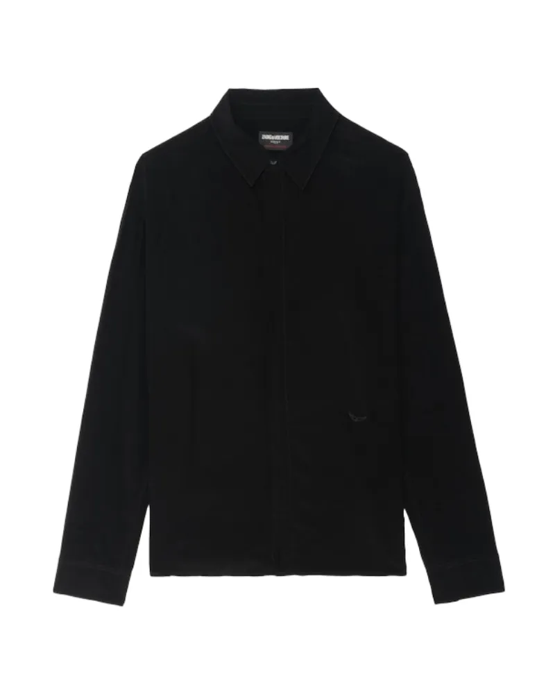 Zadig & Voltaire Hemd Tyric Schwarz