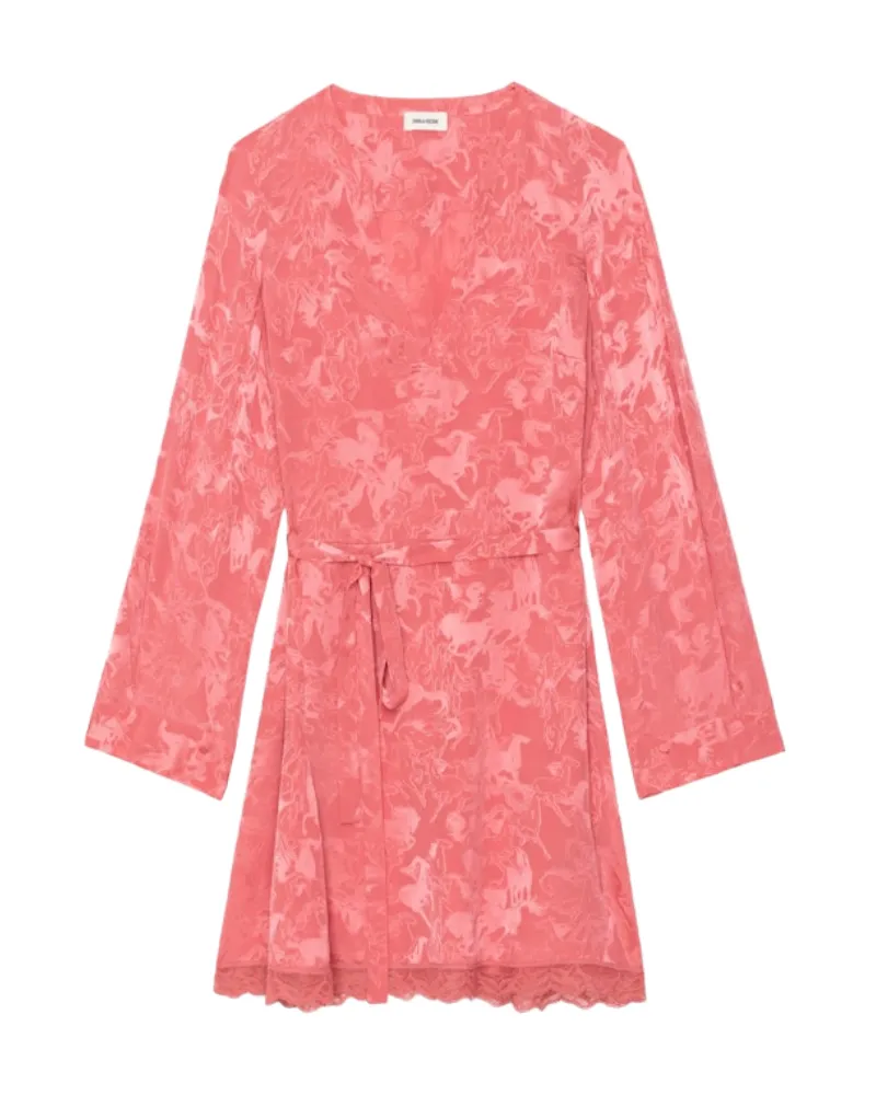 Zadig & Voltaire Kleid Ramasco 100% Seide Rosa