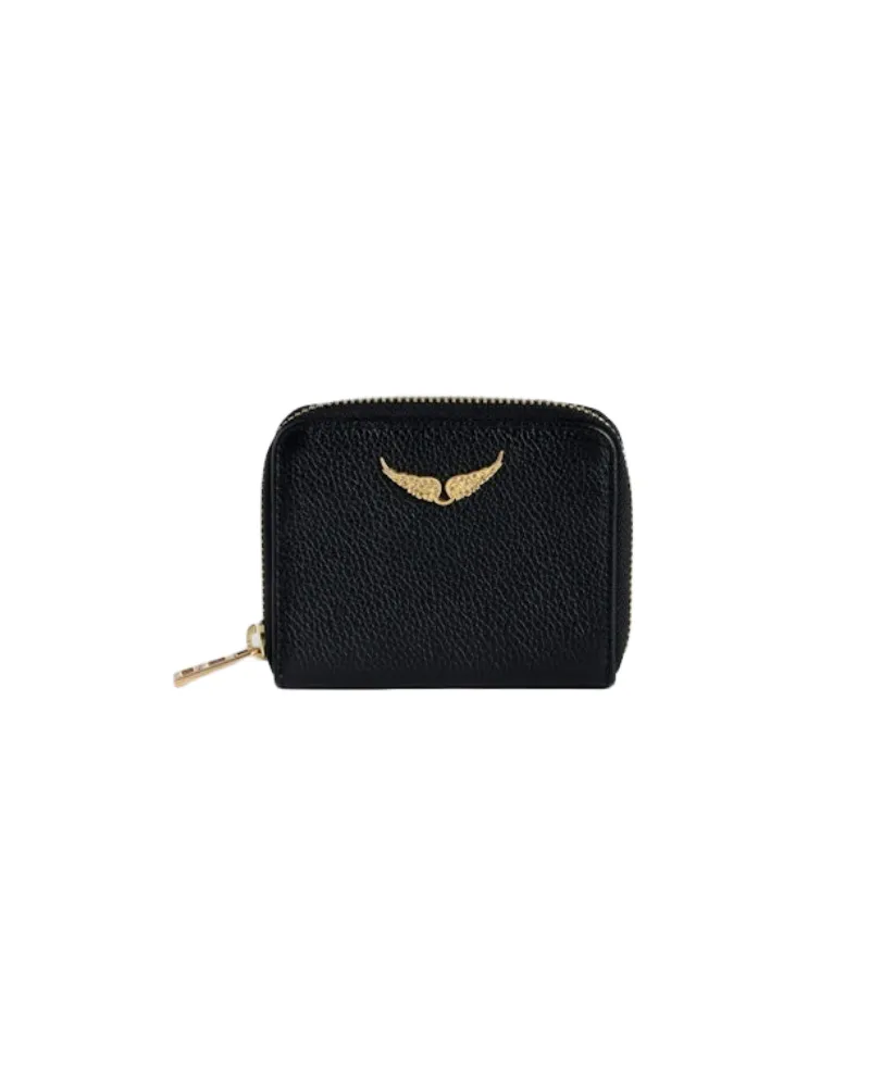 Zadig & Voltaire Mini ZV Geldbörse Schwarz