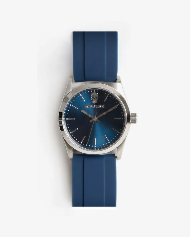 Zadig & Voltaire Zadig Rubber Color Uhr Encre