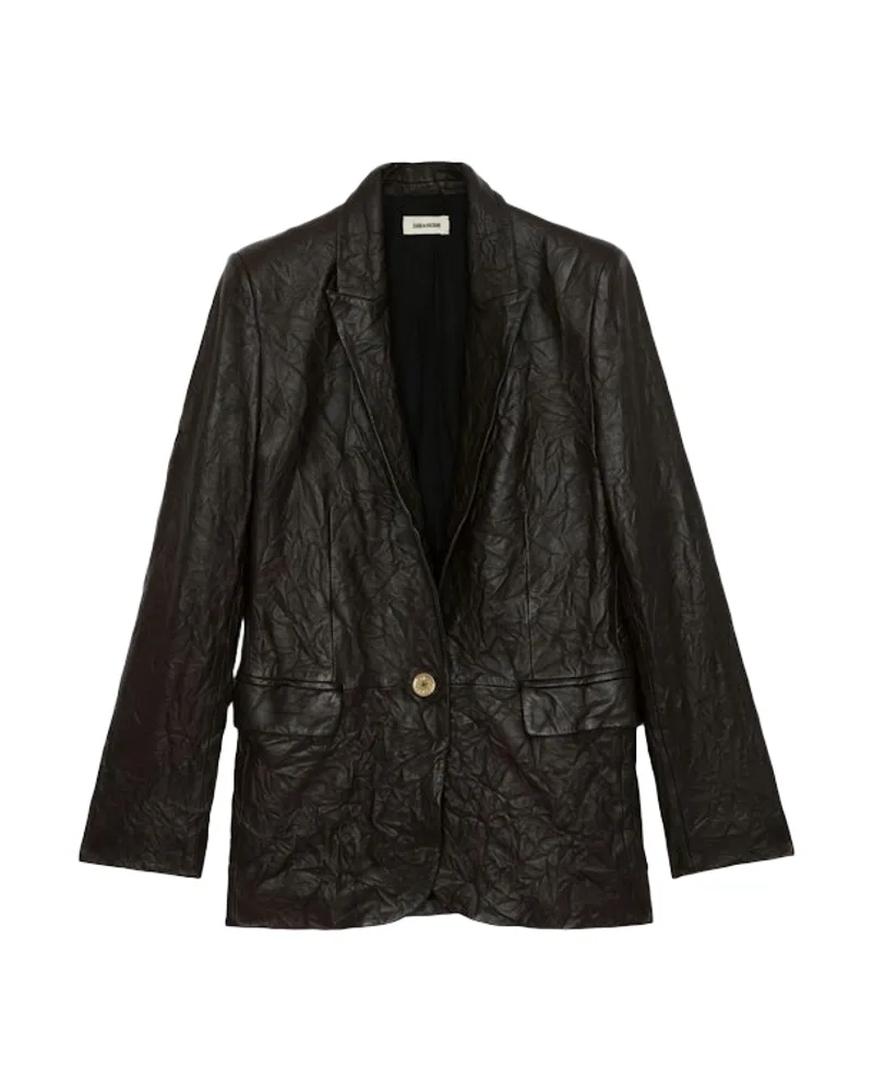 Zadig & Voltaire Blazer Valse Leder Braun