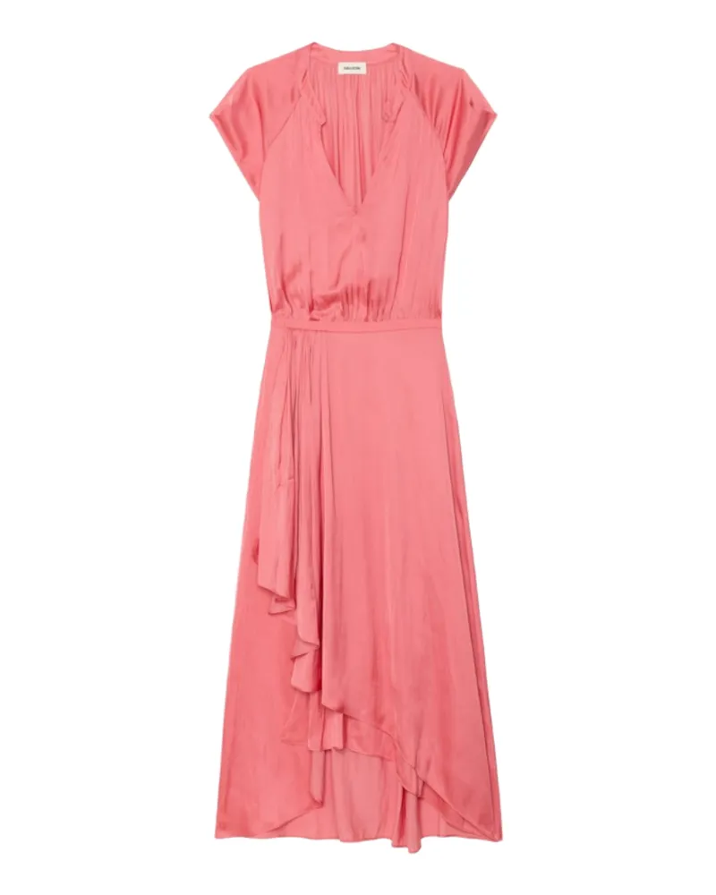 Zadig & Voltaire Kleid Randall Satin Rosa