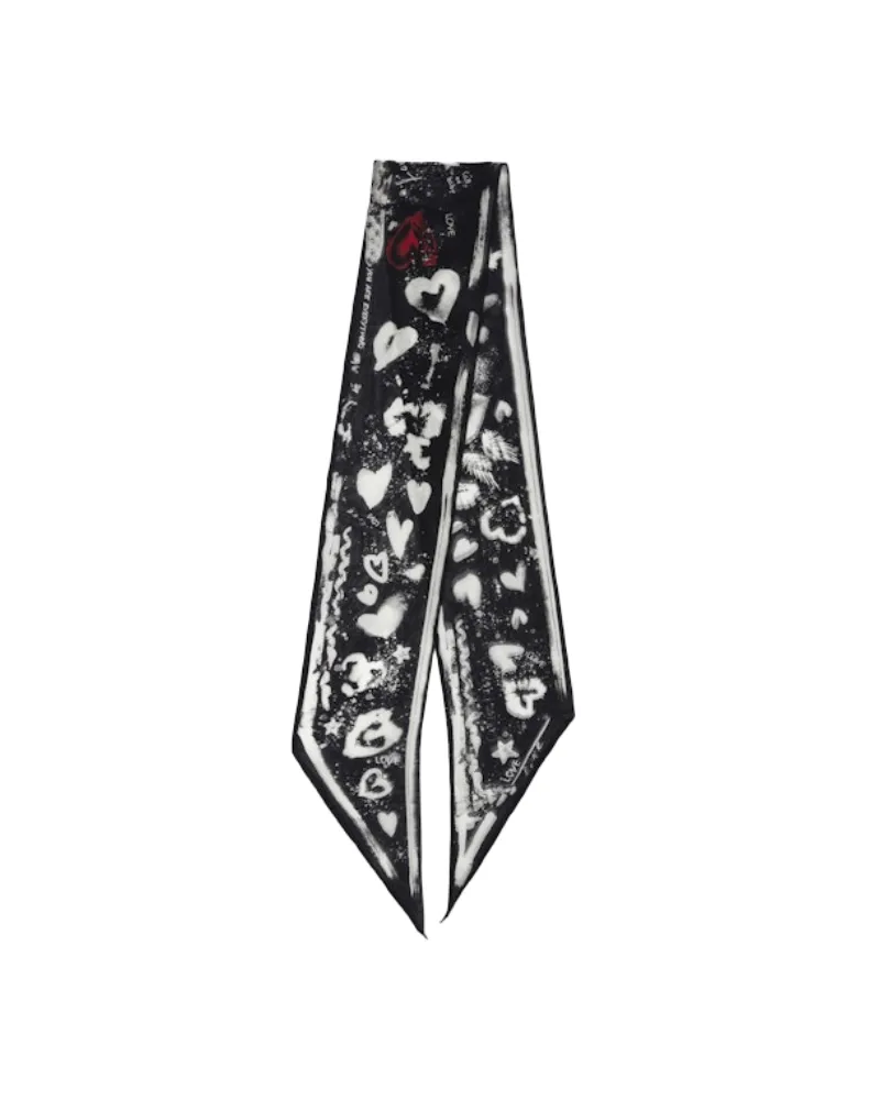 Zadig & Voltaire Schal Jessie Love 130 Schwarz