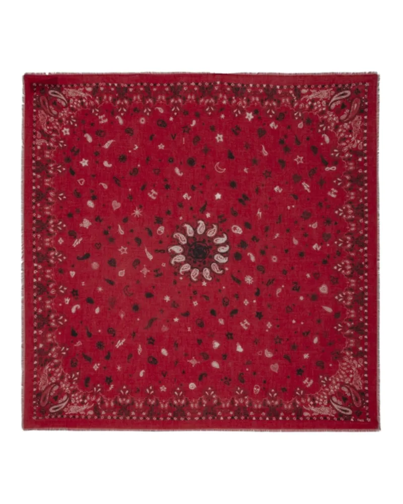 Zadig & Voltaire Schal Maddie Bandana 120 Rot