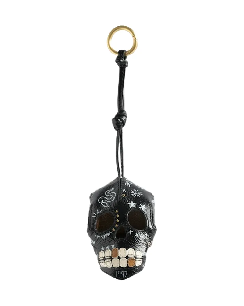 Zadig & Voltaire Schlüsselanhänger Big Skull Schwarz