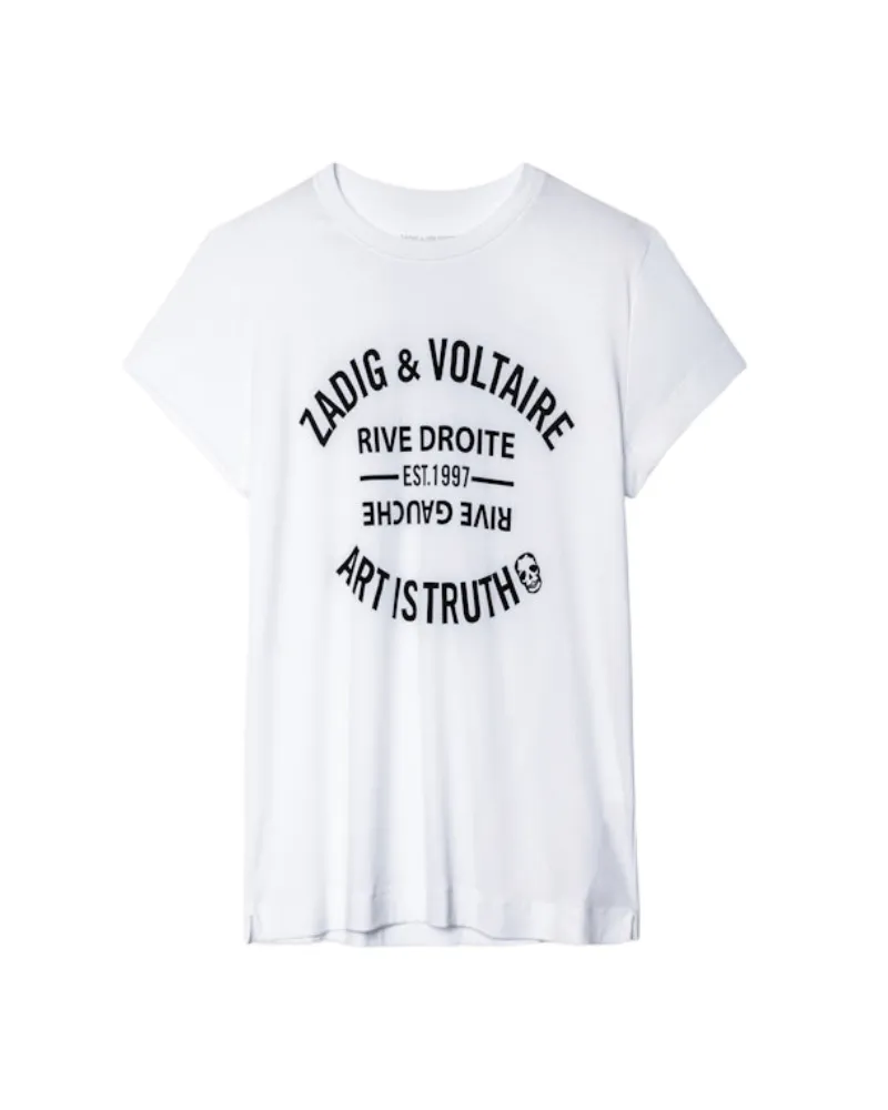 Zadig & Voltaire T-Shirt Walk Weiß