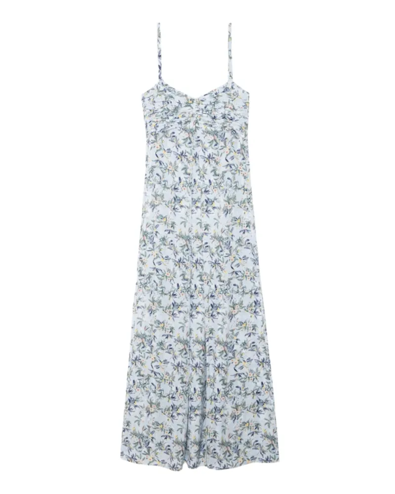 Zadig & Voltaire Rippie Kleid Blau