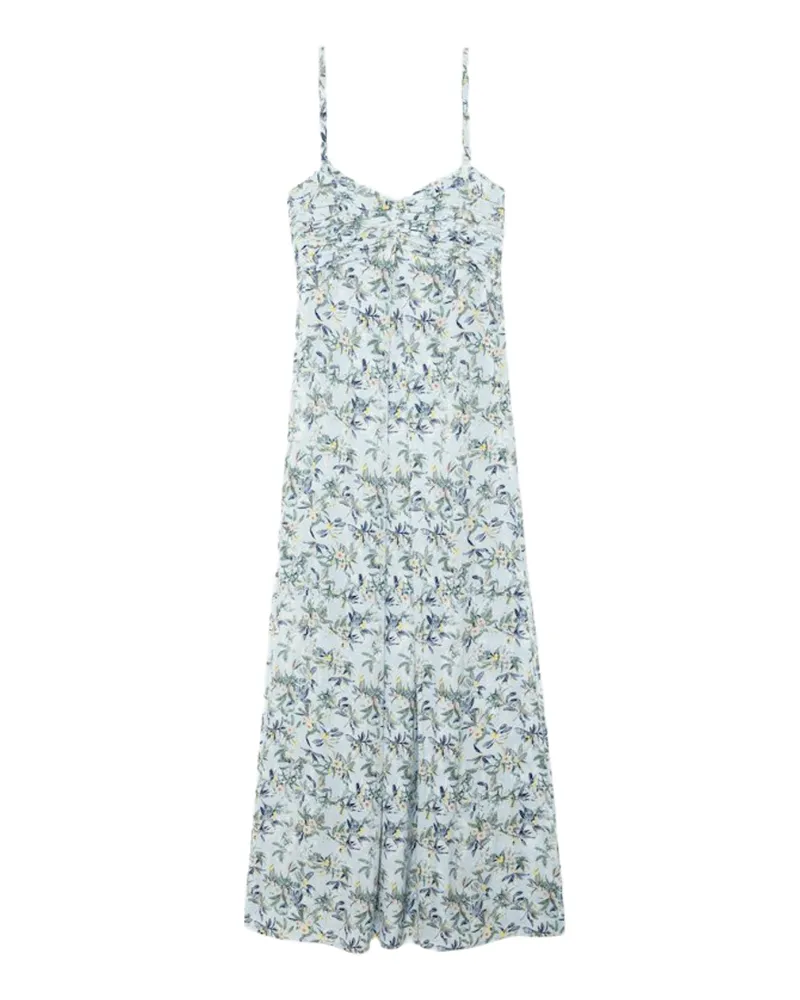 Zadig & Voltaire Rippie Kleid Blau