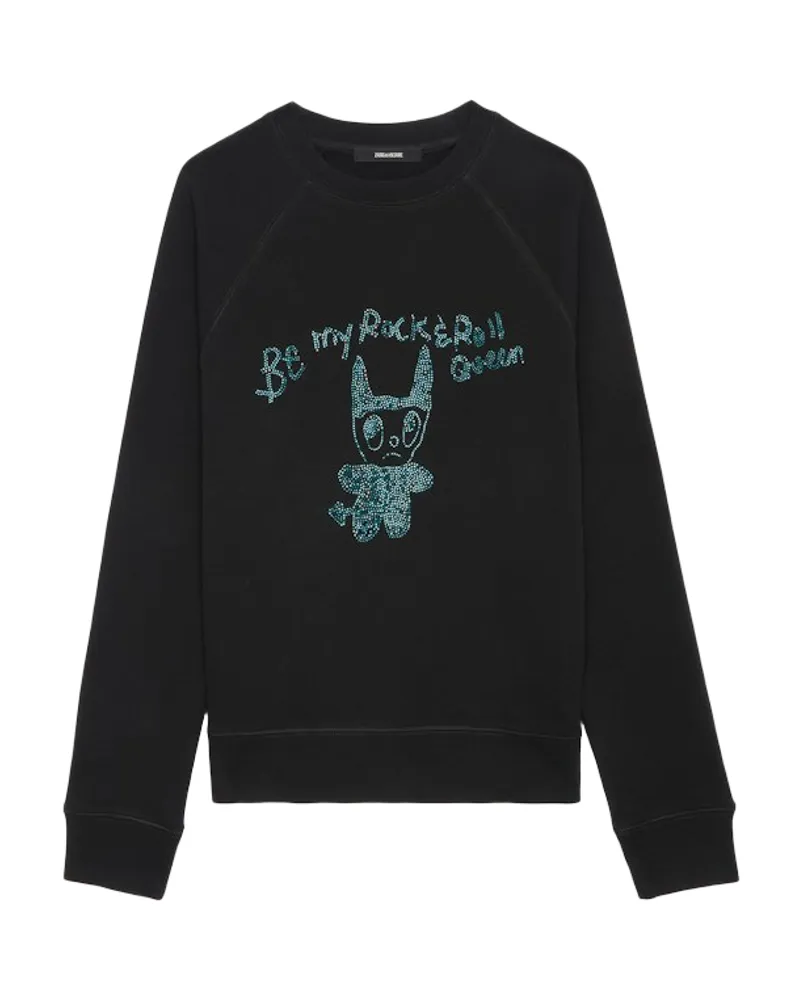 Zadig & Voltaire Sweatshirt Upper Schwarz