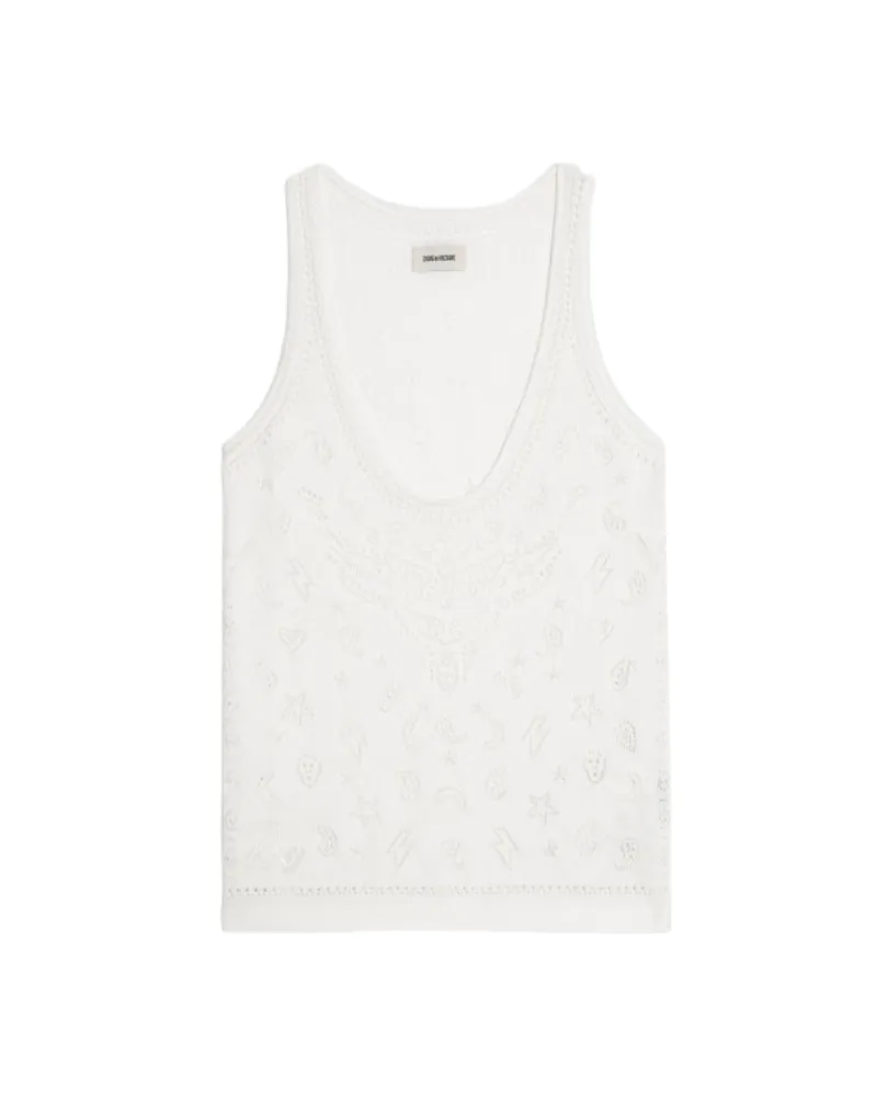 Zadig & Voltaire Tanktop Jossy Weiß