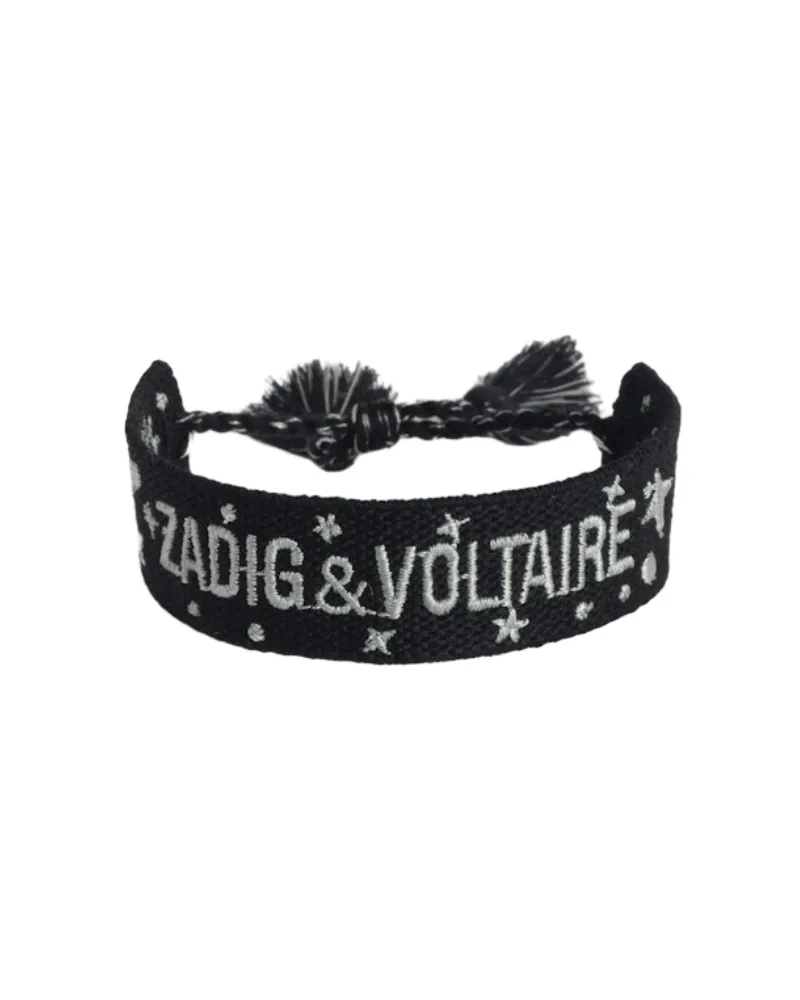 Zadig & Voltaire Gewebtes Armband Zadig Schwarz