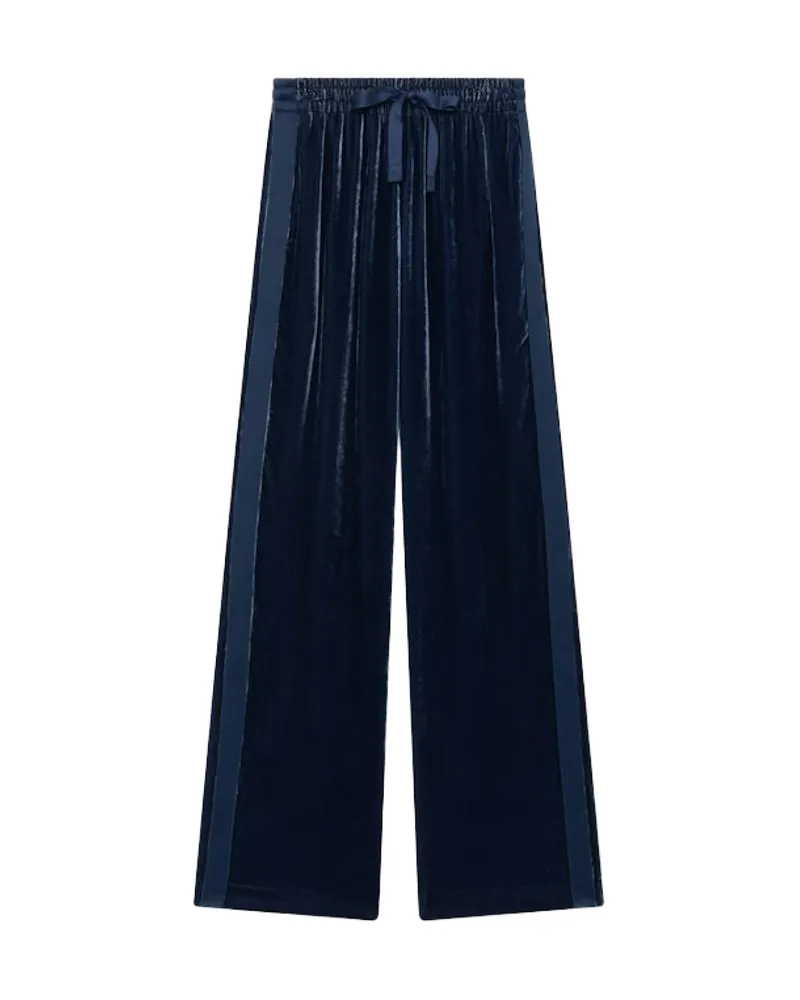 Zadig & Voltaire Poma Samt-Hose Blau