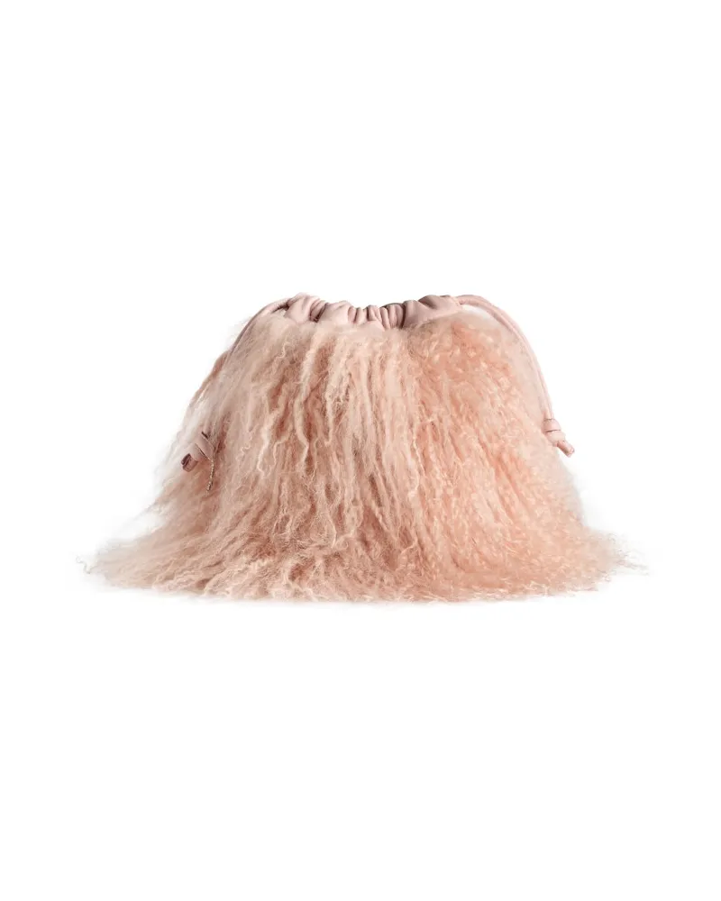 Zadig & Voltaire Tasche Rock To Go Frenzy Shearling Rosa
