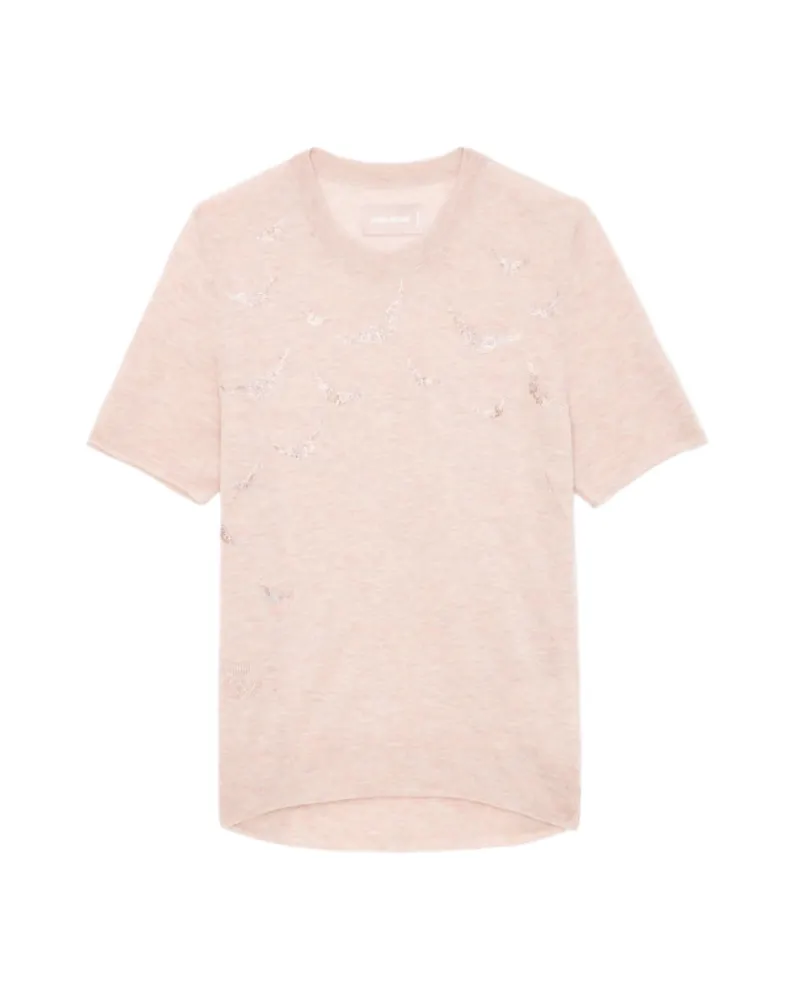 Zadig & Voltaire Pullover Ida 100% Kaschmir Rosa