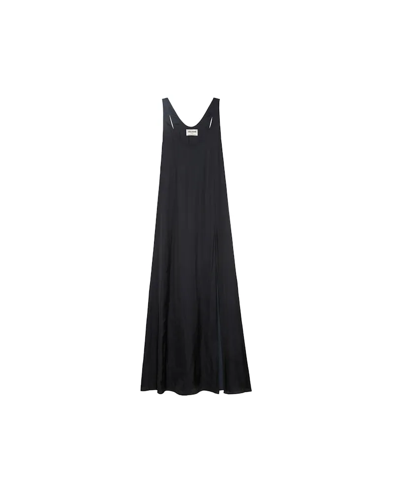 Zadig & Voltaire Kleid Rarys Satin Schwarz