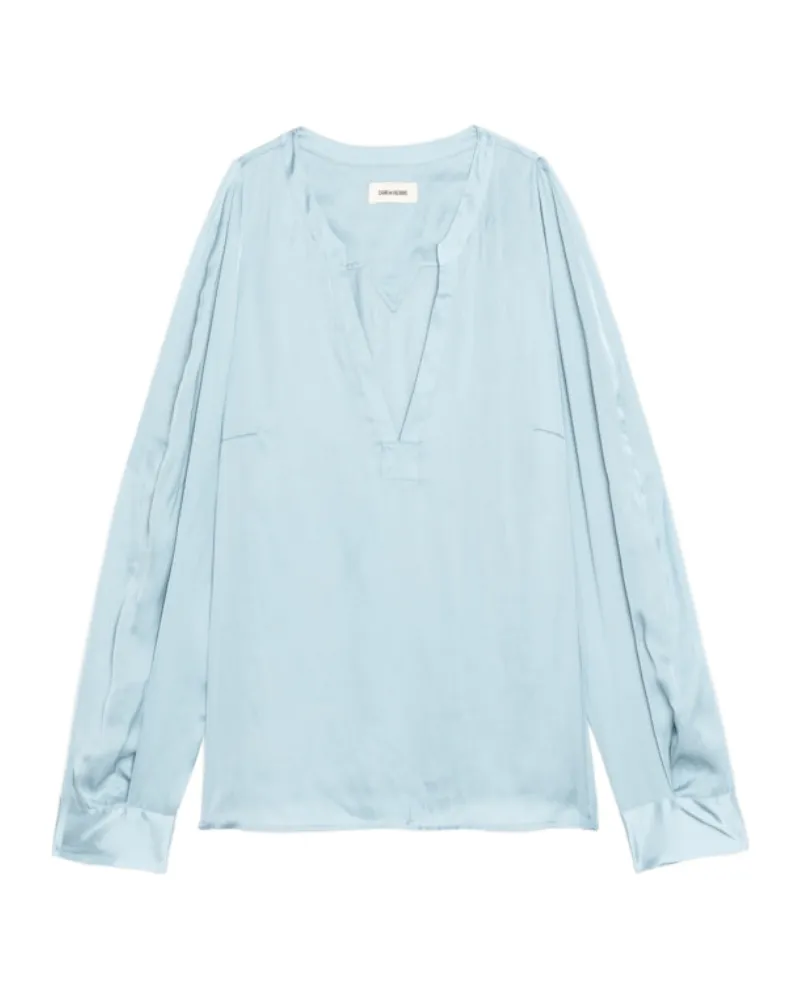 Zadig & Voltaire Torny Satin Tunika Blau