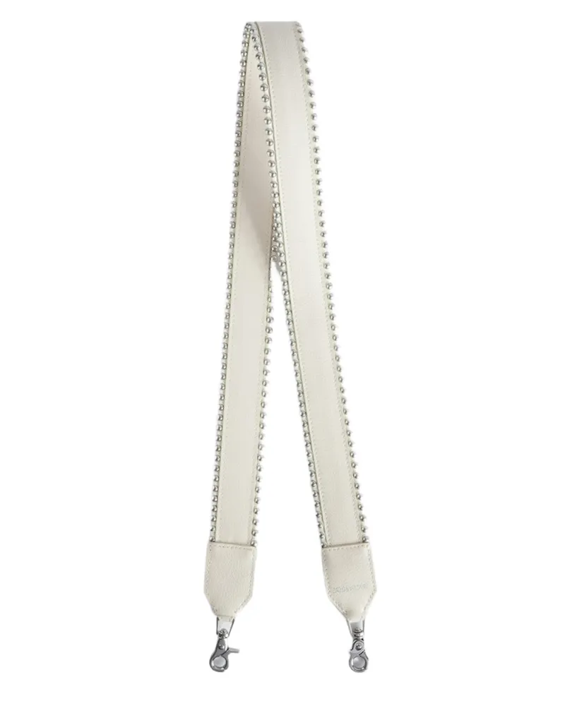 Zadig & Voltaire Studs Schulterriemen Weiß