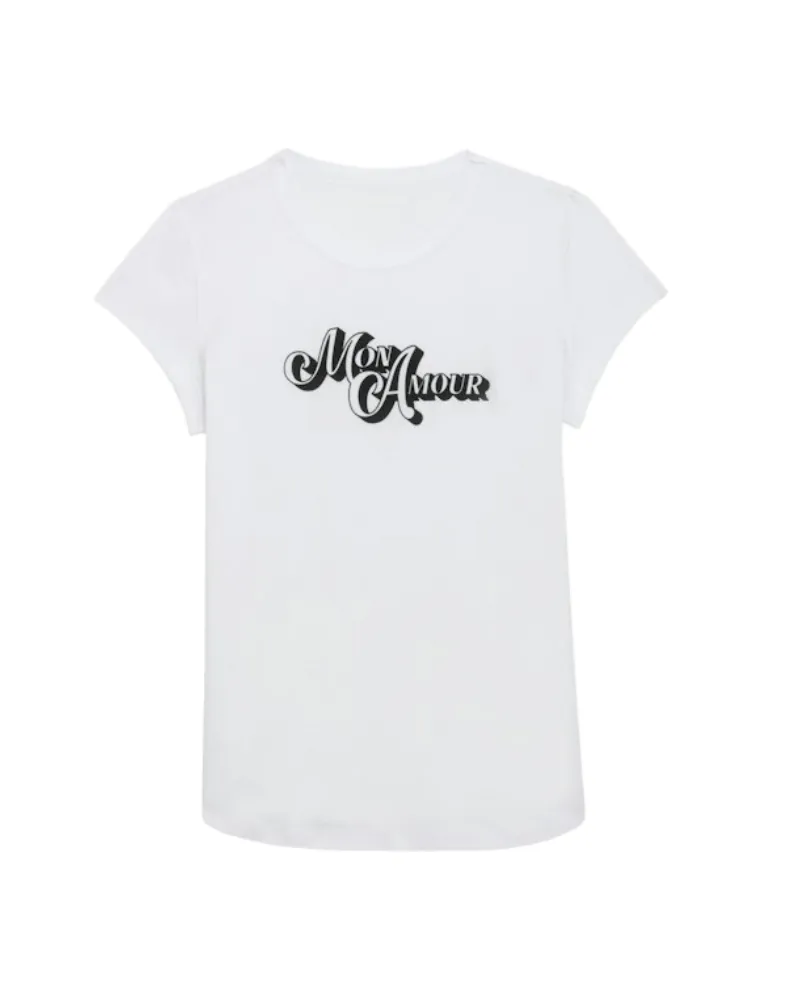 Zadig & Voltaire T-Shirt Woop Amour Weiß