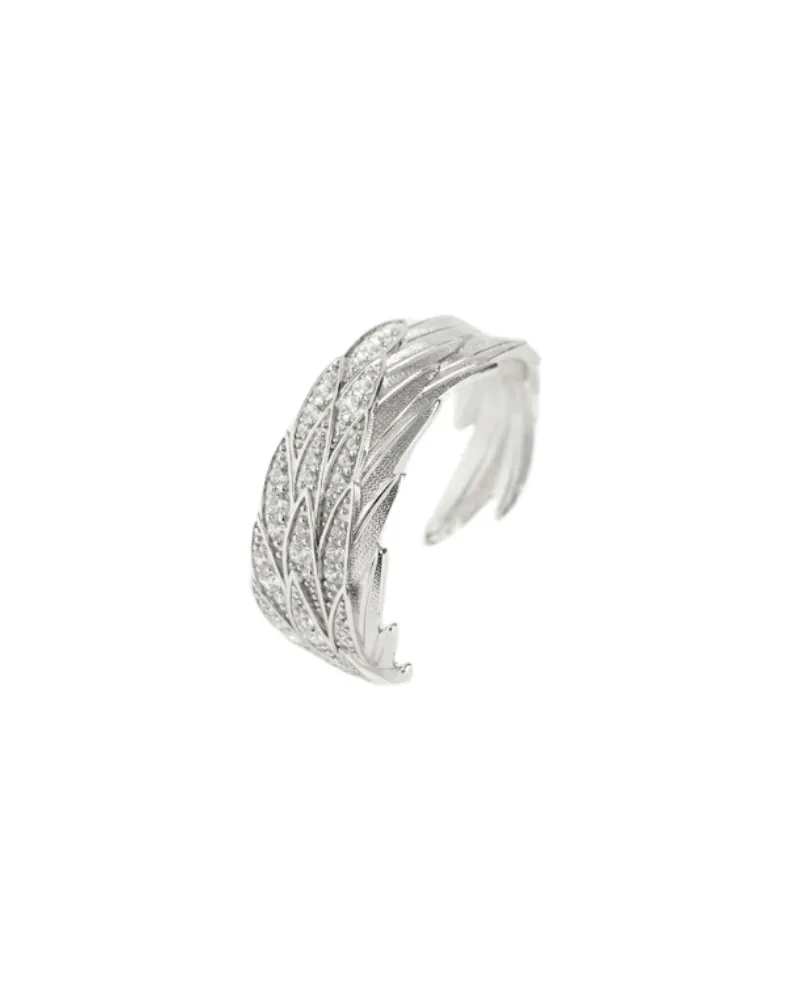 Zadig & Voltaire Rock Feather Armband Silber