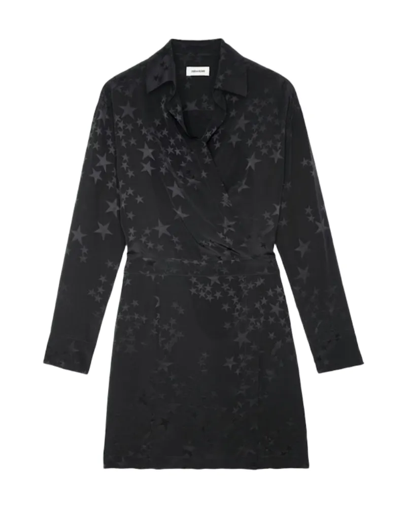 Zadig & Voltaire Kleid Ravy Seide Schwarz