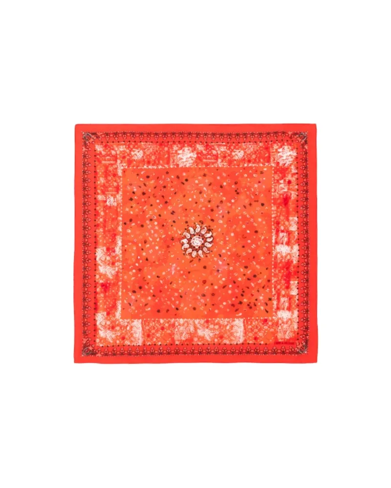 Zadig & Voltaire Blondie Vintage Bandana Schal 62 Rot