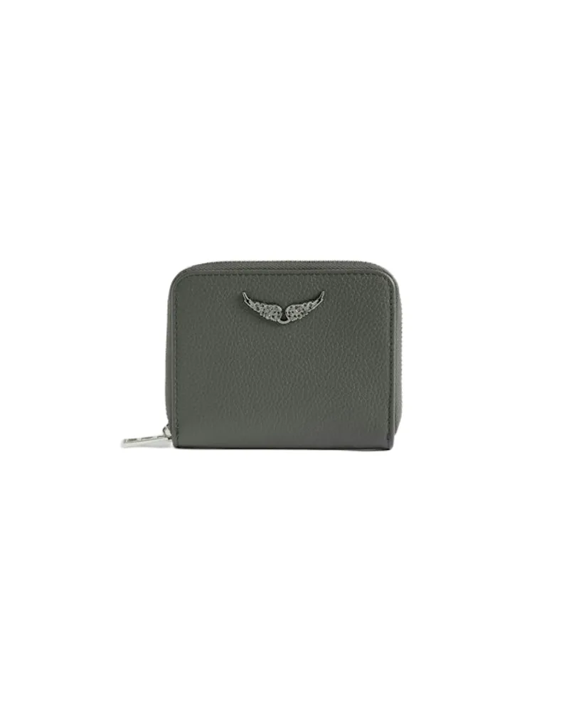 Zadig & Voltaire Mini ZV Geldbörse Grau