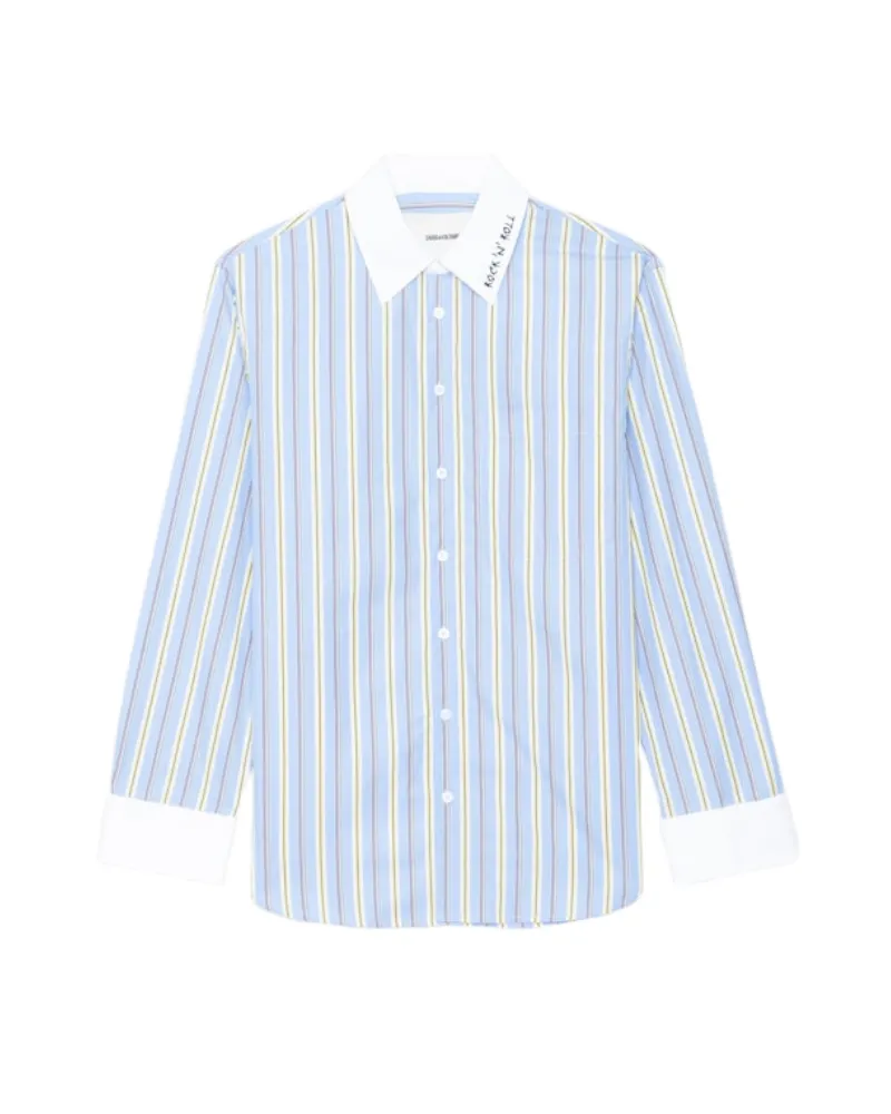 Zadig & Voltaire Hemd Morning Blau