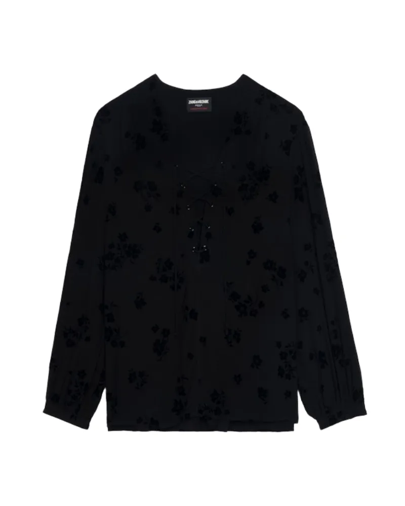 Zadig & Voltaire Hemd Tamela Schwarz