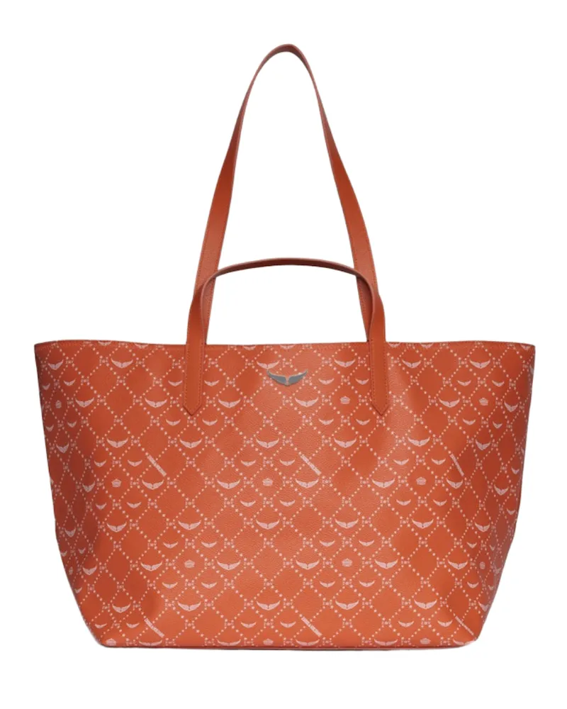 Zadig & Voltaire Z Shopper XL Monogram Tasche Orange