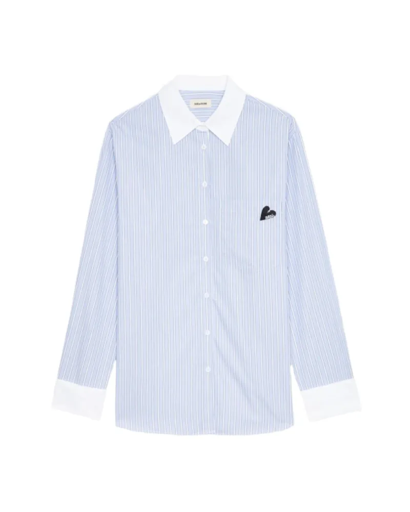 Zadig & Voltaire Hemd Morning Blau