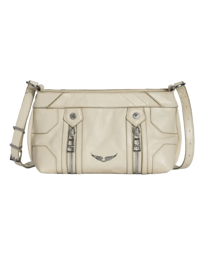 Zadig & Voltaire Sunny Mood Vintage Patent Tasche Weiß