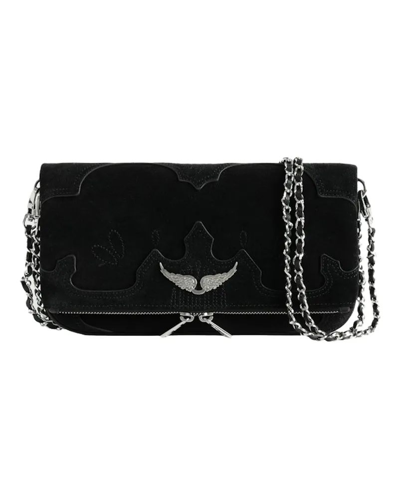 Zadig & Voltaire Clutch Rock Western Schwarz