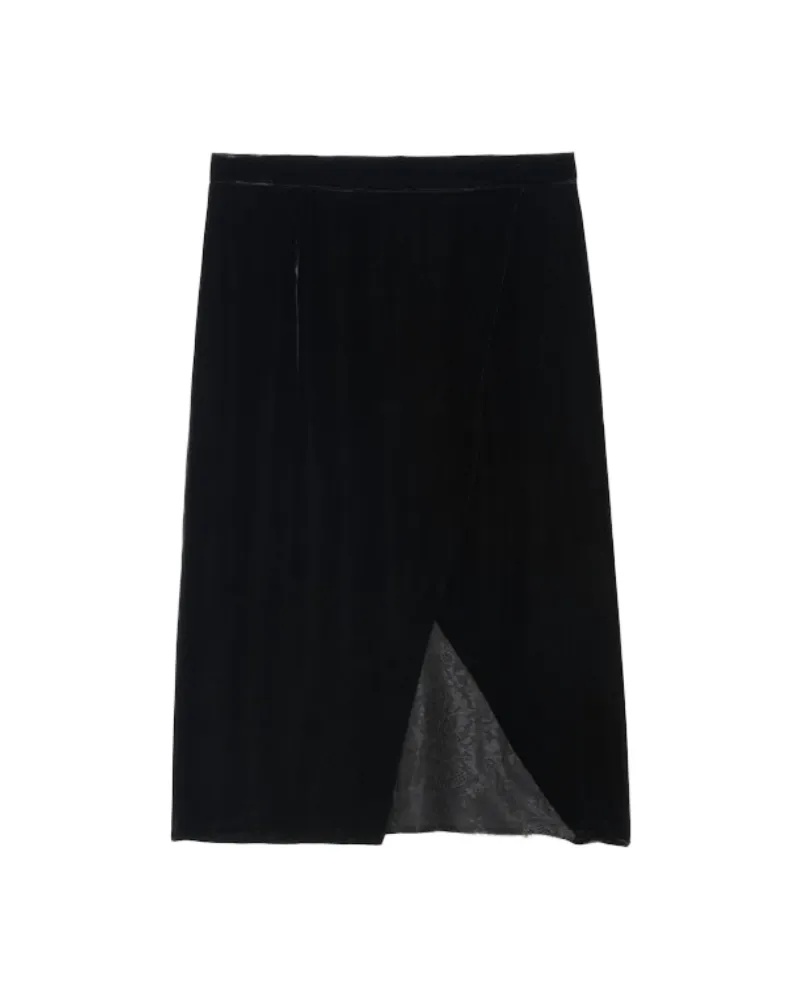 Zadig & Voltaire Rock Julen Samt Schwarz