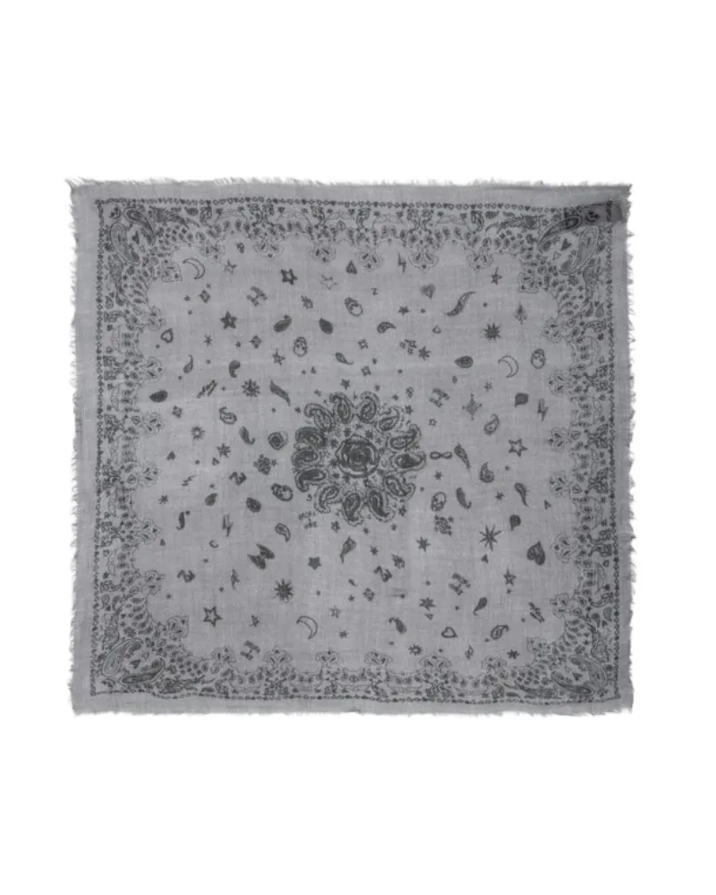 Zadig & Voltaire Schal Nuage Bandana 90 Grau
