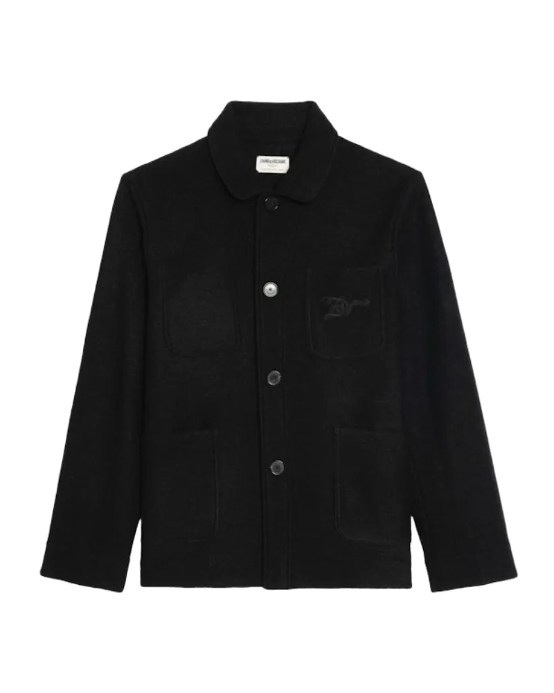 Zadig & Voltaire Blazer Venezia 100% Wolle Schwarz