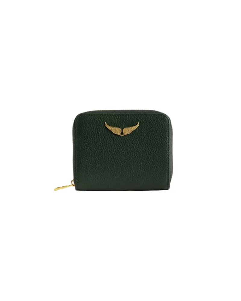 Zadig & Voltaire Mini ZV Geldbörse Grün
