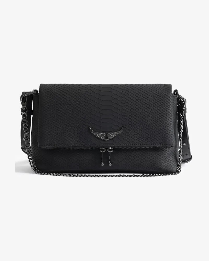 Zadig & Voltaire Tasche Rocky II Soft Savage Schwarz