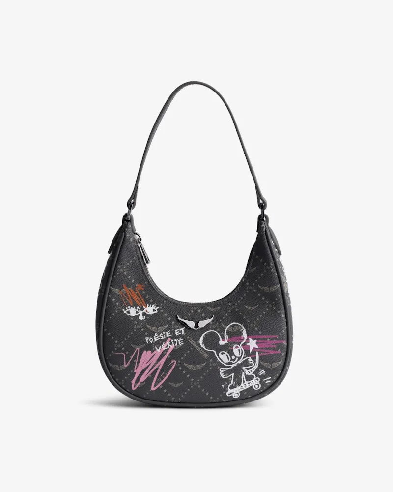 Zadig & Voltaire Tasche Z Night Out Monogram Tag Grau