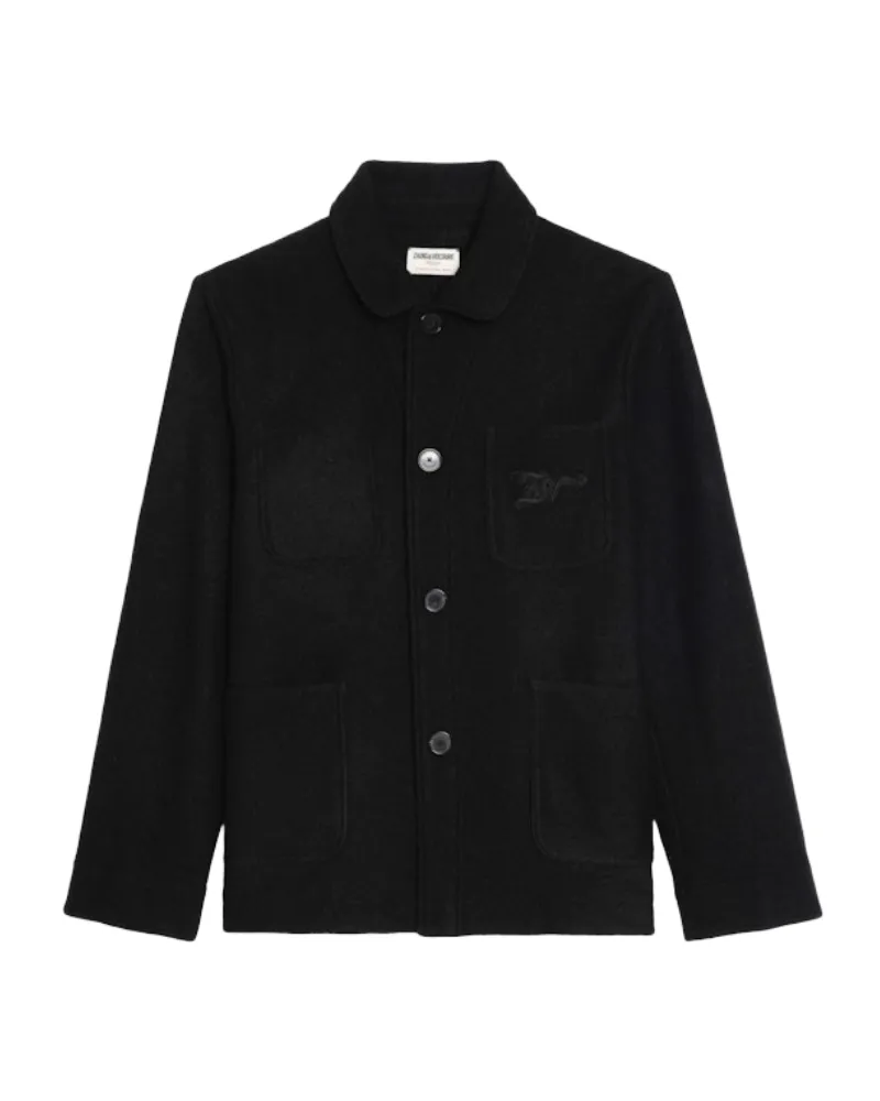 Zadig & Voltaire Blazer Venezia 100% Wolle Schwarz