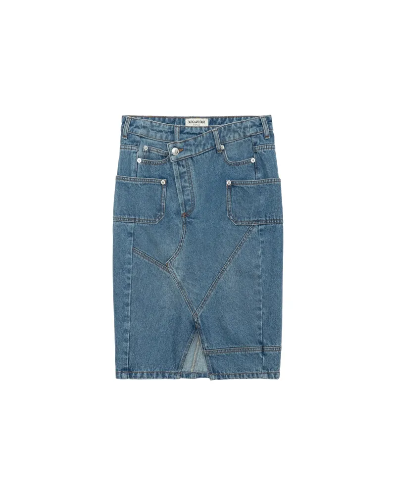 Zadig & Voltaire Jeansrock Jinko Blau