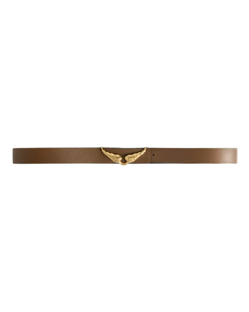 Zadig & Voltaire Rock Reversible 30mm Gürtel Braun