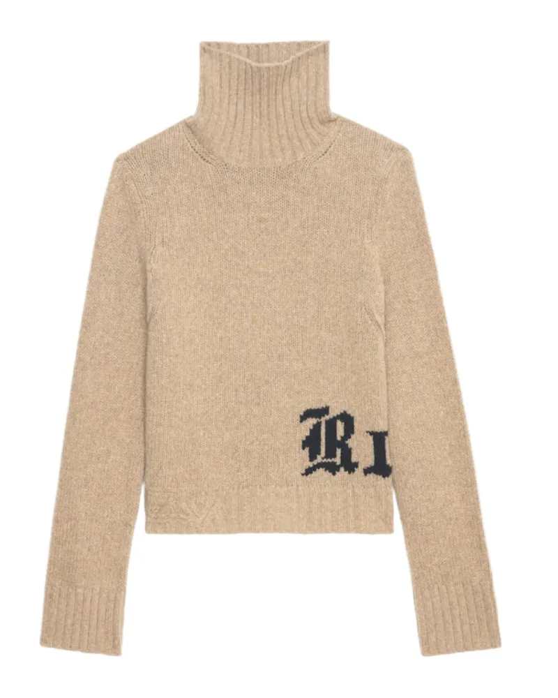 Zadig & Voltaire Pullover Nalma 100% Merinowolle Braun