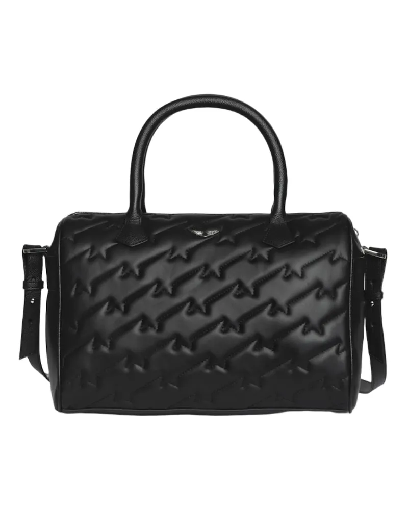 Zadig & Voltaire Tasche Sunny Medium Wings ZV Gesteppt Schwarz