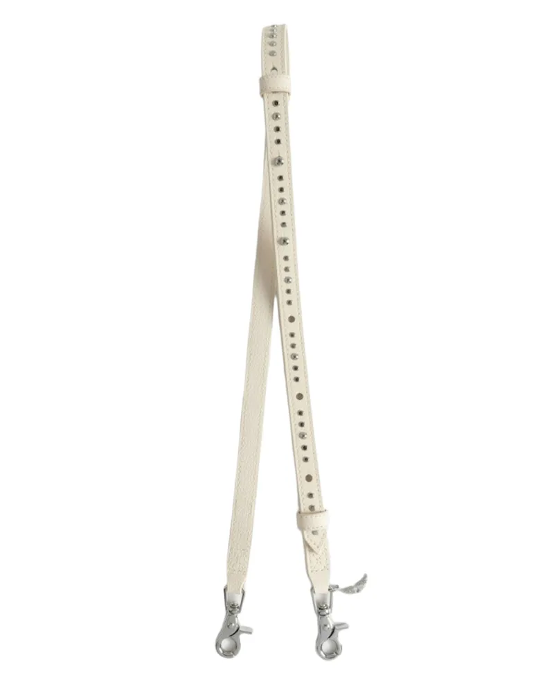 Zadig & Voltaire Schulterriemen Overstudded Weiß