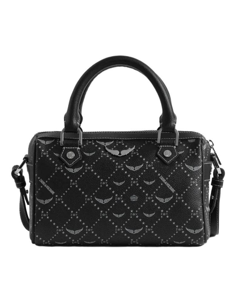 Zadig & Voltaire Sunny XS Vibe Monogram Tasche Schwarz