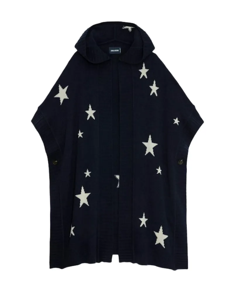 Zadig & Voltaire Weste Inna 100% Kaschmir Blau